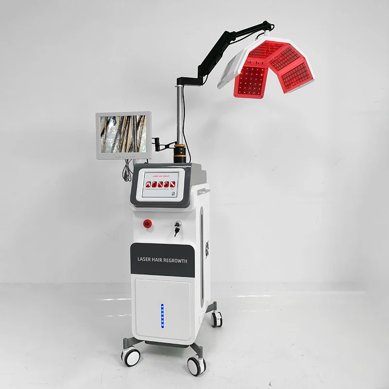 Lazer Comb Scalp Care 256 Lamps 400 Lamps 650nm Hair Growth Laser Hair Scalp Analyzer Acne Treatment Laser Hair Growth Machine