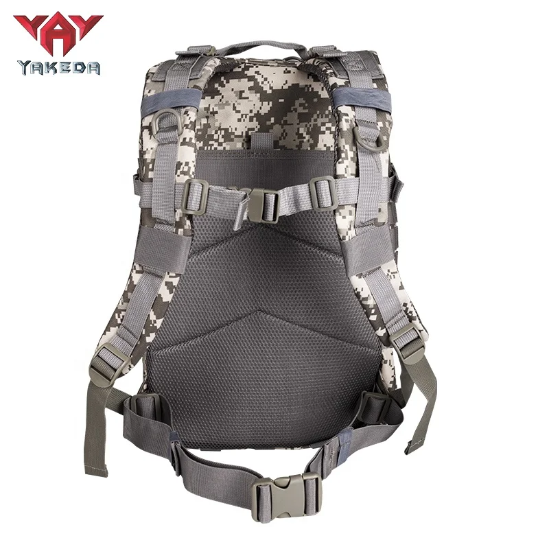 YAKEDA Outdoor Waterproof Training Rucksack Bag MOLLE Camping Backpack Mochila Tactical Backpack Hiking ACU Tactico Backpack