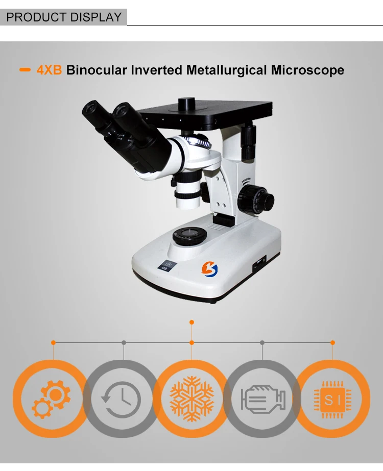 4XB Metallographic Microscope/Binocular Microscope/Inverted Microscope from China