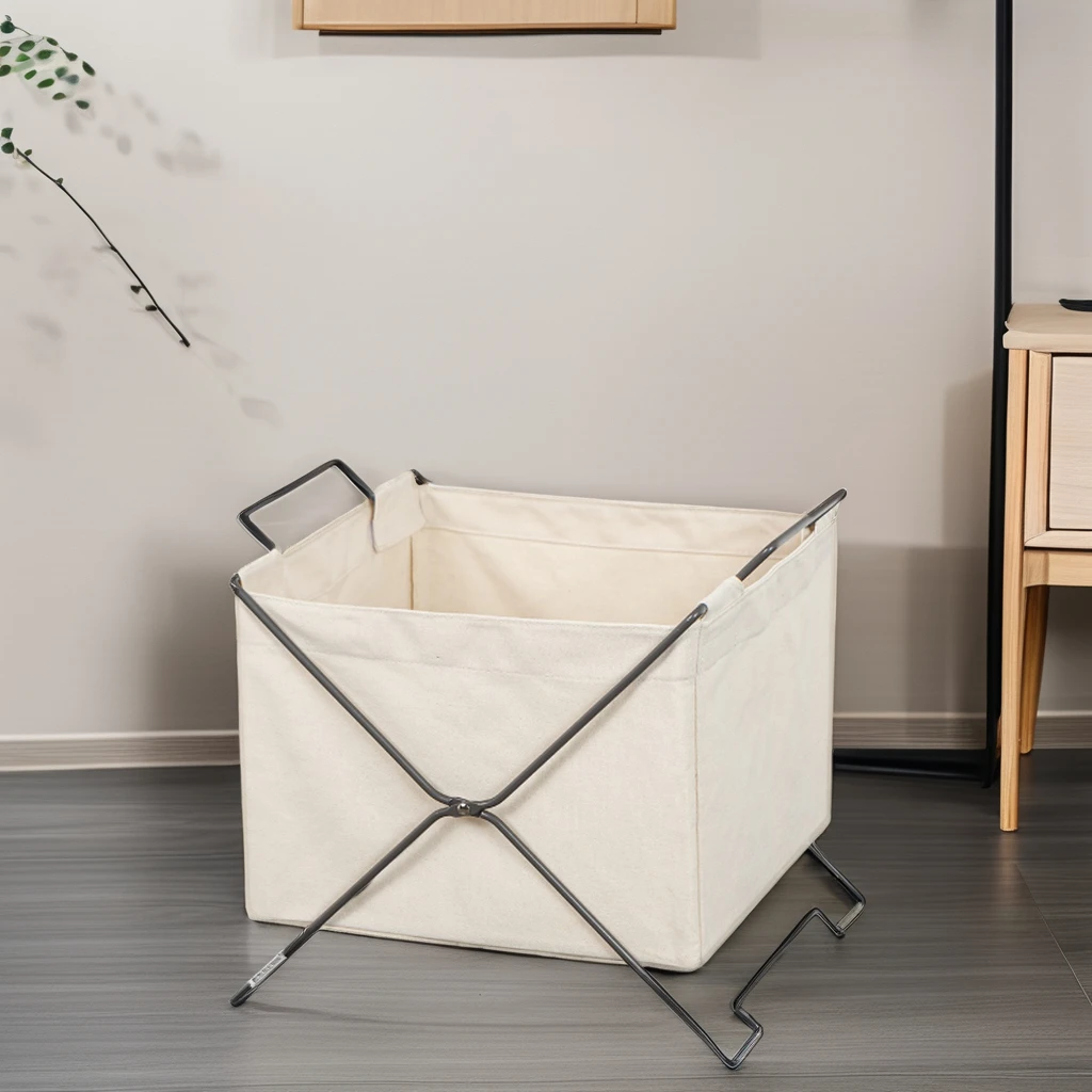 Storage baskets magazine shelves newspaper racks  storage baskets  folding hand-held canvas frames  wire bookshelves