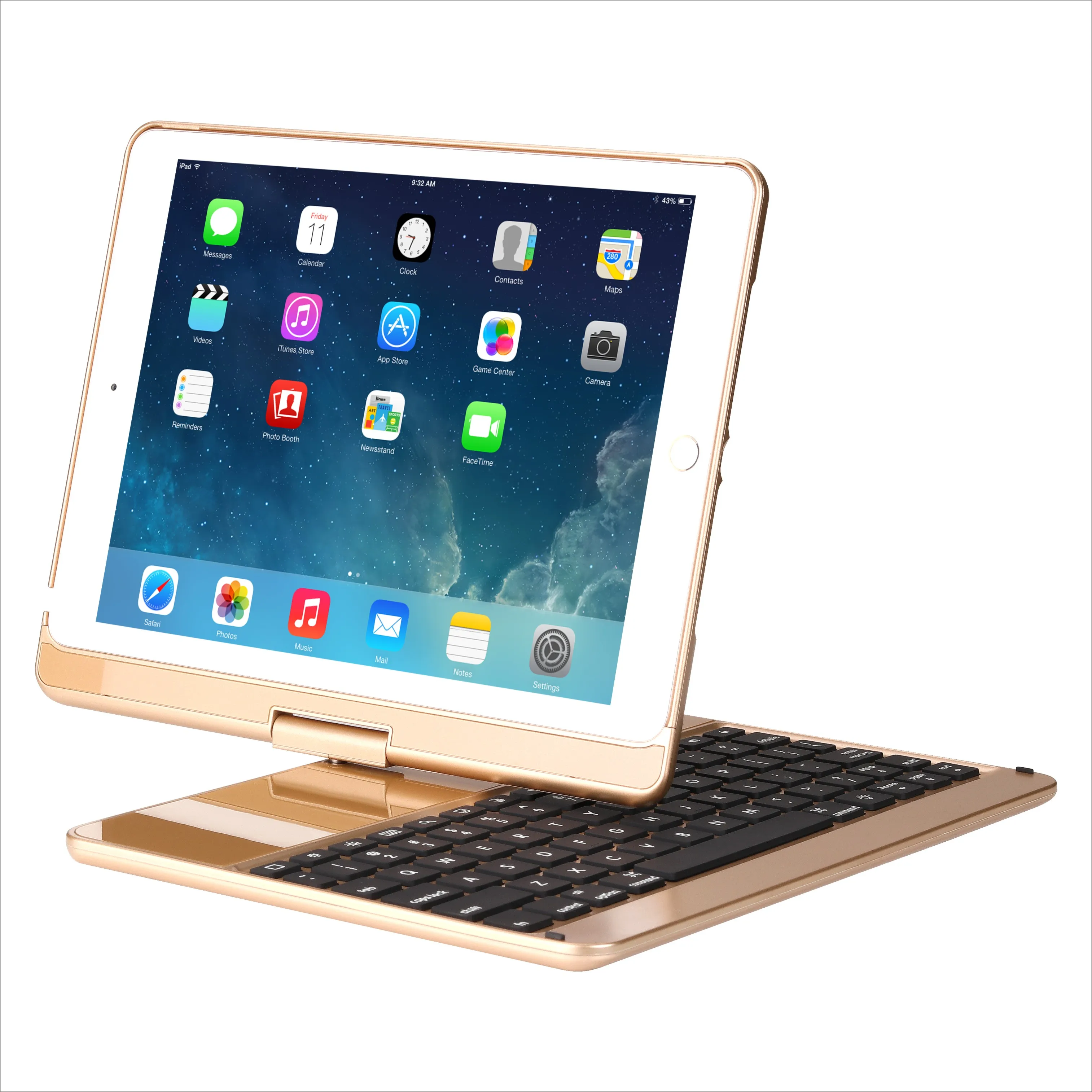  Заводская тонкая мини беспроводная клавиатура с подсветкой для iPad 10 5/10 2 ABS планшета со светодиодной поддержка