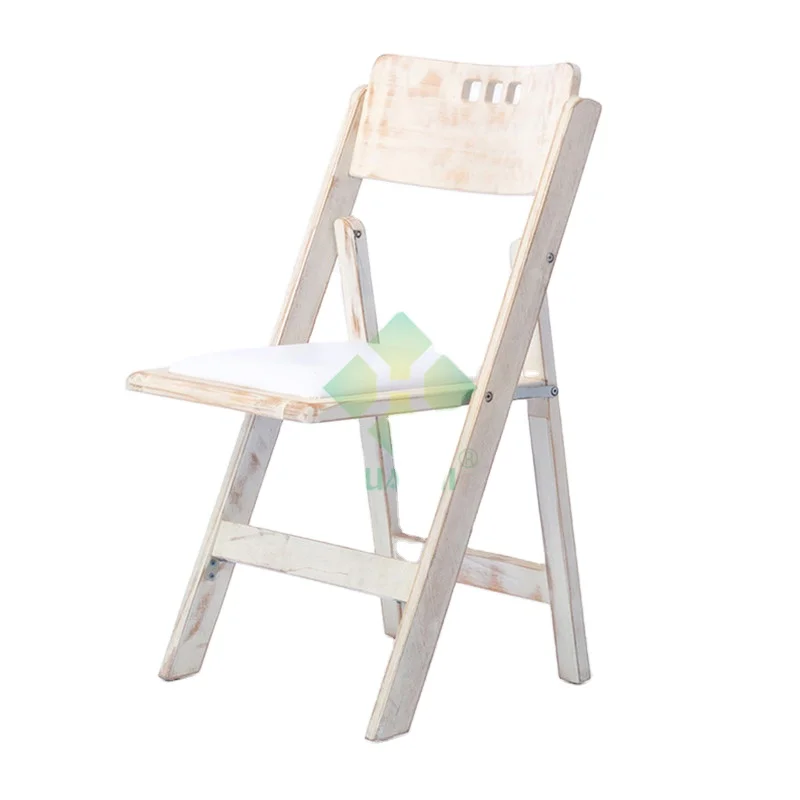 Outdoor Banquet Wedding Wood Folding Chairs for Rental