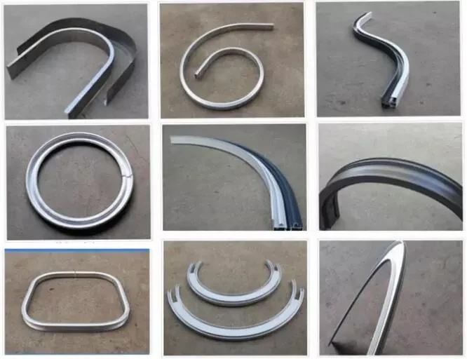High Thrust CNC Metal  LED Circle Curtain Rail Aluminum Roll Bending Machine