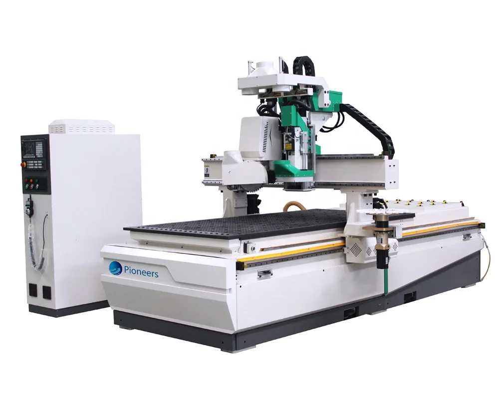 Wooden door making machine big size 2000*4000mm saw blade grinding machine atc cnc router for cabinet furniture