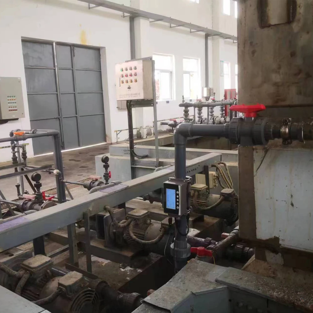 Shanghai CIXI 4-20mA RS485 External Card Flow Watch Snap Clamp On Ultrasonic Flow Meter Transducer Flowmeter