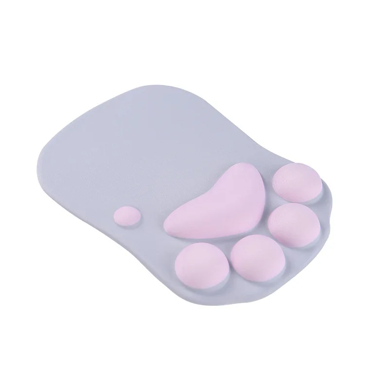 Custom cute cat paw mouse pad personality cute pet office home wrist pad