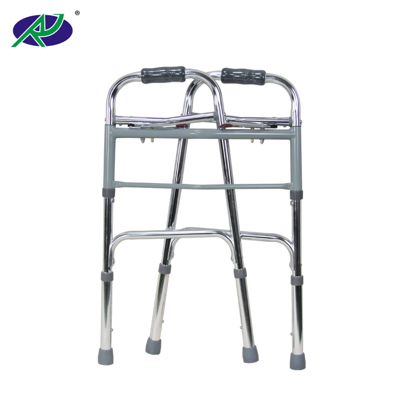 High Quality  Four Legged Walker Disabled Aluminum Walker Lightweight Folding Walker For Elderly