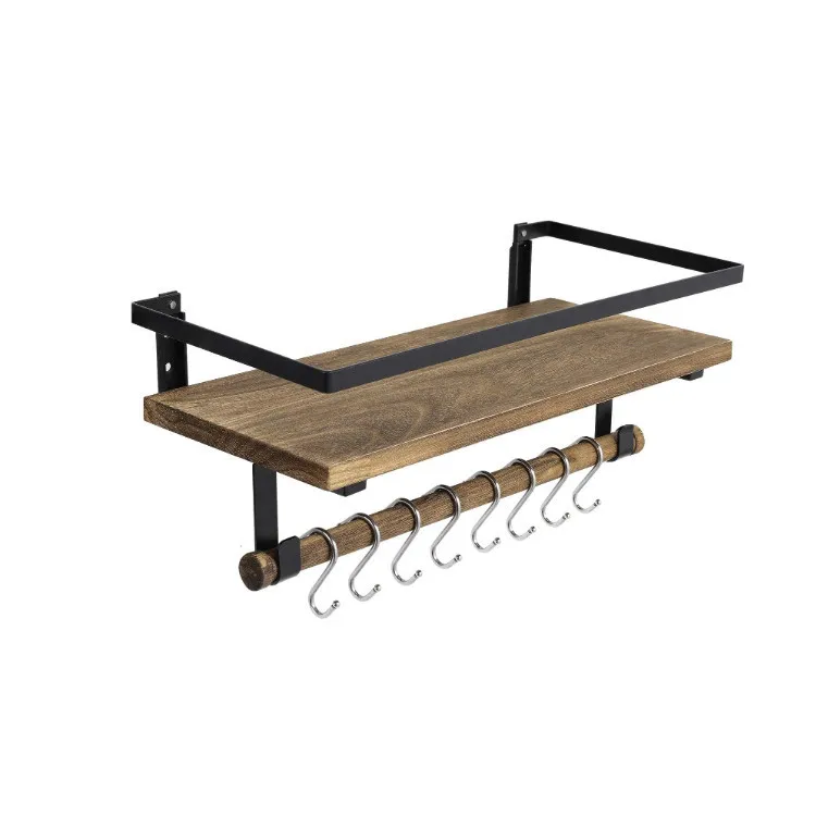 Exquisite durable non toxic handmade home decorative wooden decoration wall shelf