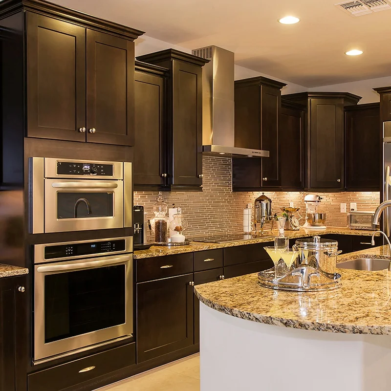 Vietnam Cheap buy kitchen cupboards kitchen cupboard set cabinet simple cupboard design RTA solid wood kitchen cabinets