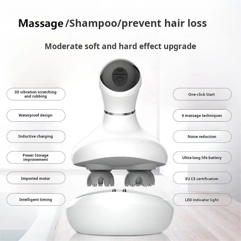 New Arrival Head Massager 5 Massaging Modes 2 Massaging Gears Head SPA Device