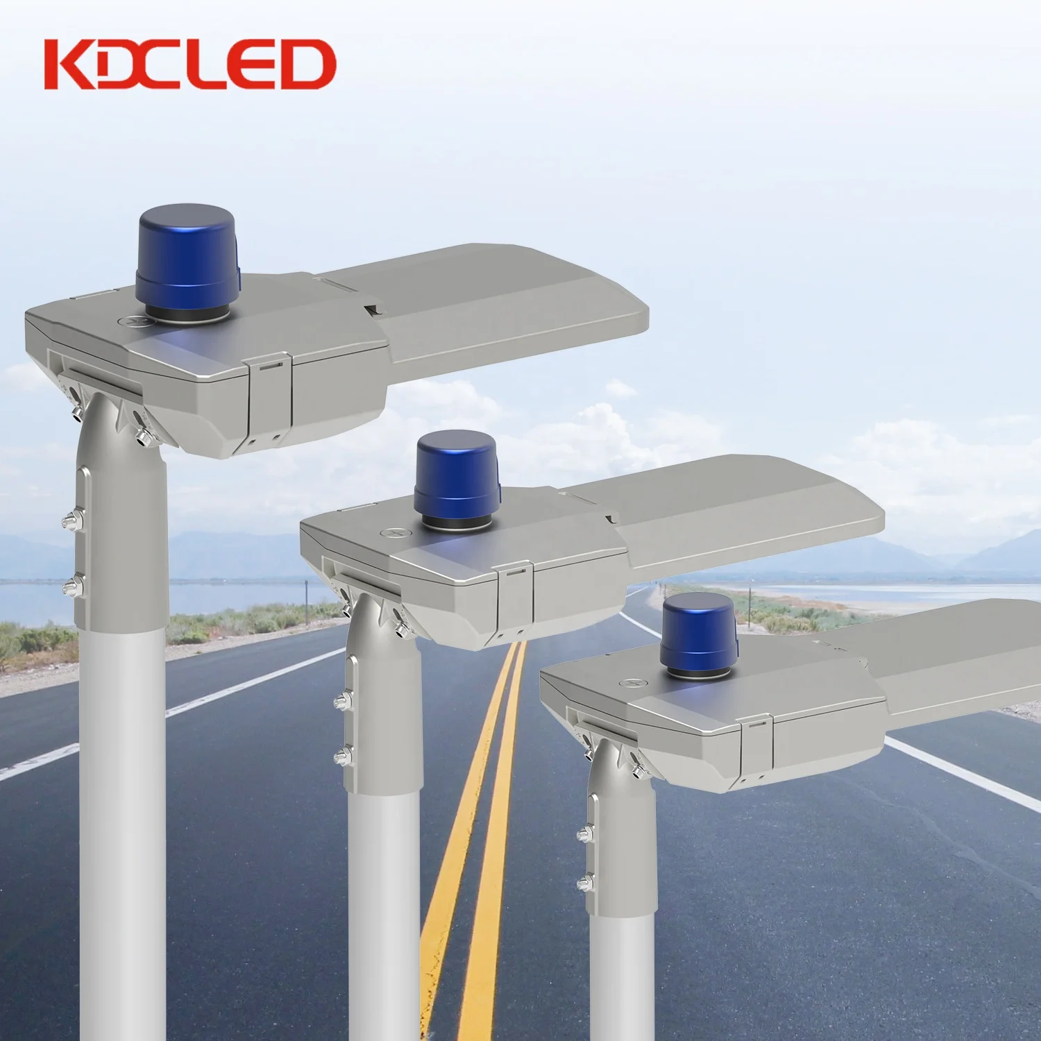 KDC 2024 new arrival private patent model adjustable 100w 150w 200w led street light exterior road lamp with 5 years warranty