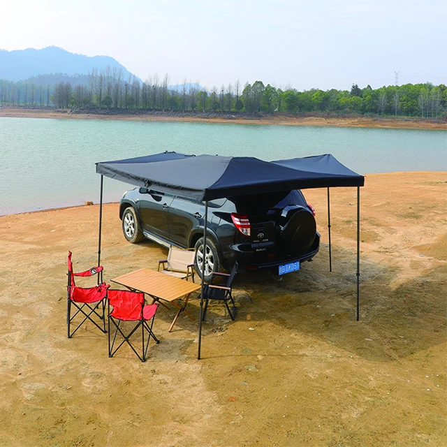 L new camping product Outdoor Camping Car Awning  Car Roof Side Shelter Awning Free Standing Foxwing 270 Awning