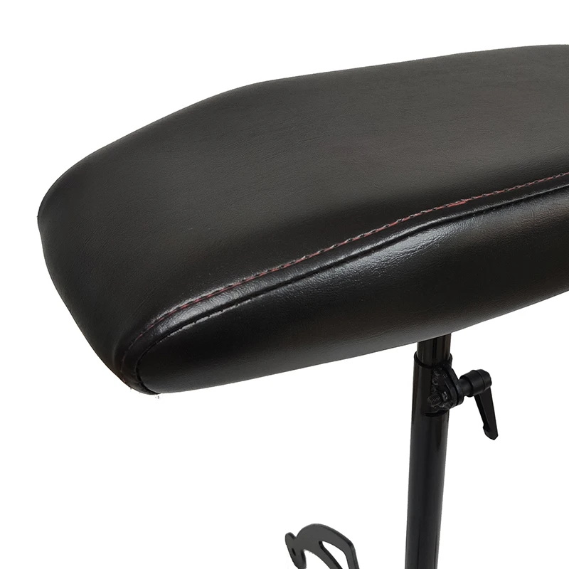 Оптовая продажа, удобный портативный черный подлокотник с регулируемой высотой для татуировок, подставка для штатива