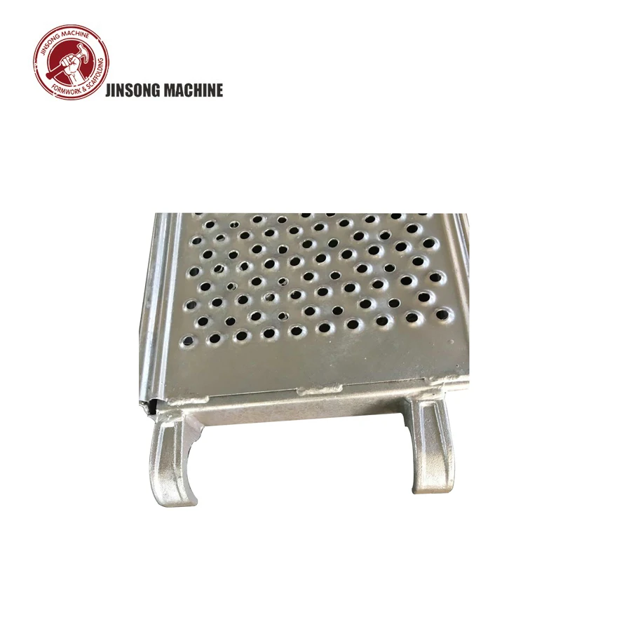 Layher Series Galvanized Perforated Steel Scaffolding Walk Boards