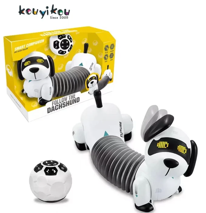 Kouyikou 2023 Remote Control Walking Robot Dog Robot Intelligent Stretchable electronic interactive intelligent robot dog toys