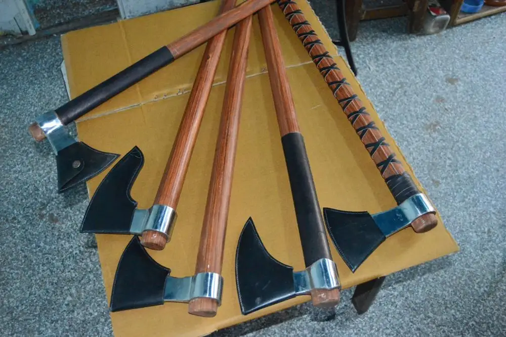 Custom Handmade Viking Axe High Carbon Forged Professional AXE THROWING AXE Long Vintage Antique Office Decoration Protection