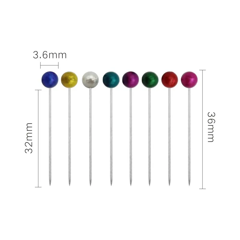 The best-selling color disc array pearl pin for tailor positioning bead needle tool accessories cross stitch bead needle