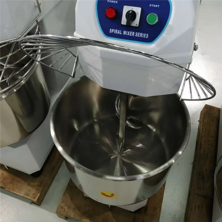 10kg dough mixer commercial hs20 spiral dough mixer used for bread