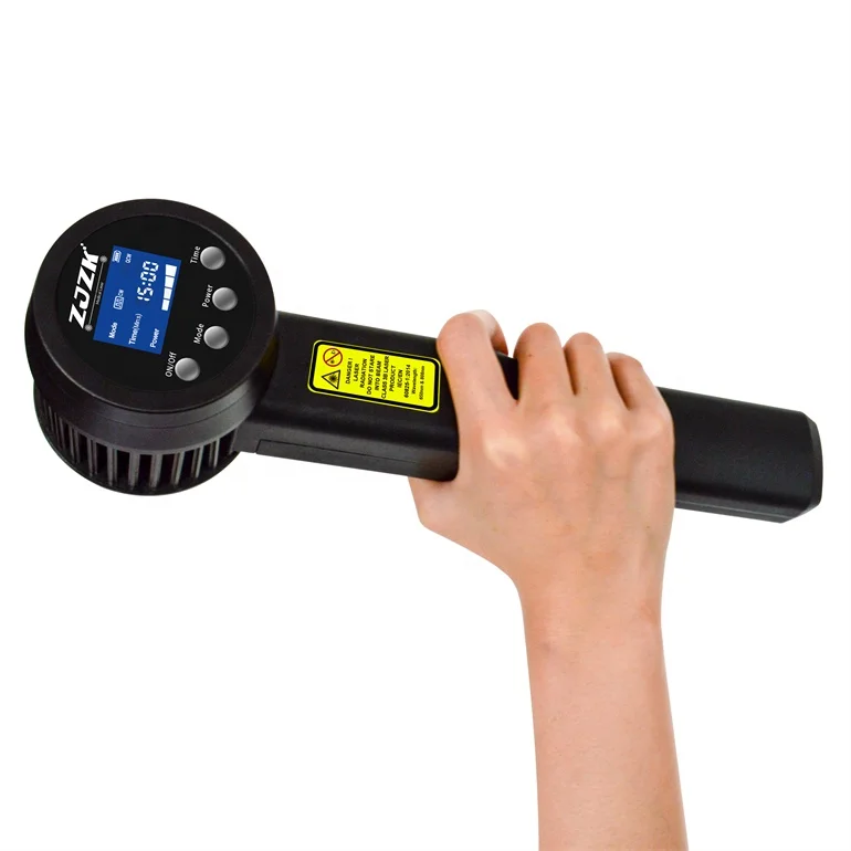 ZJZK 650nm 808nm red infrared light 5000mW profesional cold laser 830 nm laser for headache