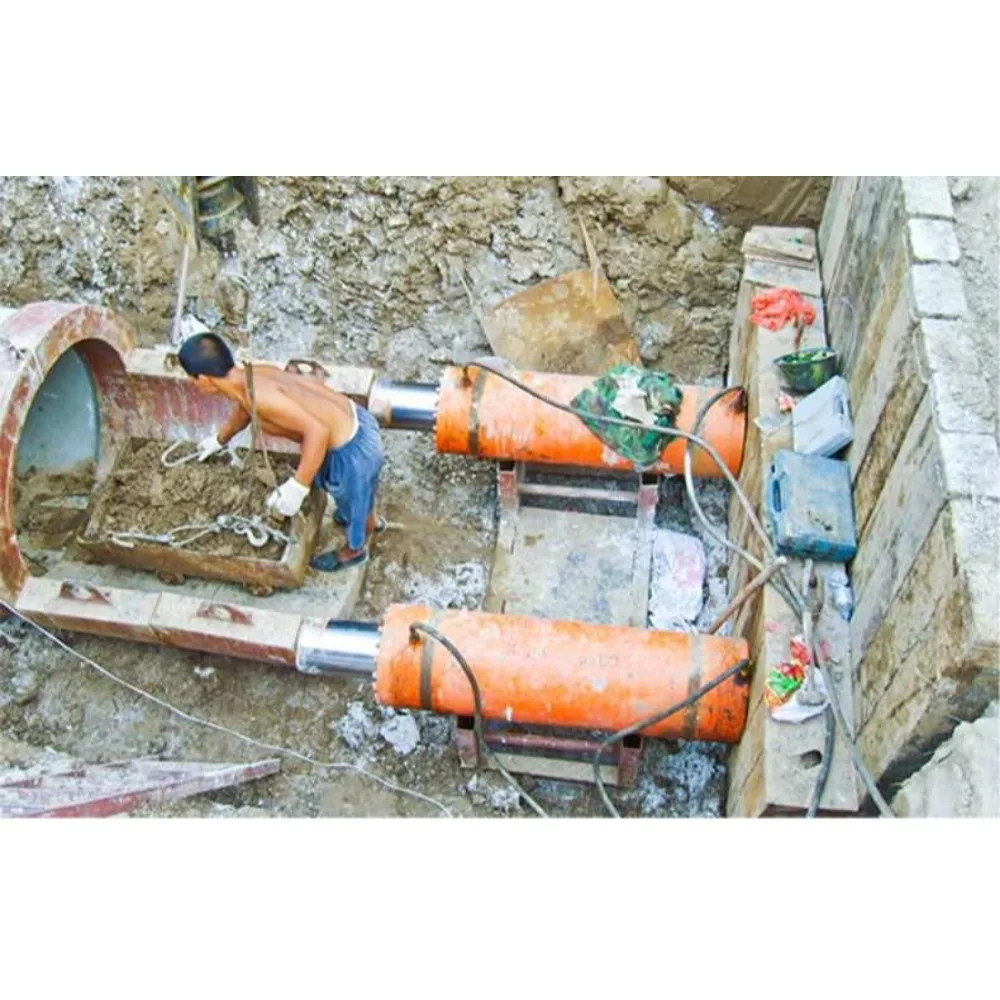 Электрический гидравлический домкрат раздельный вертикальный