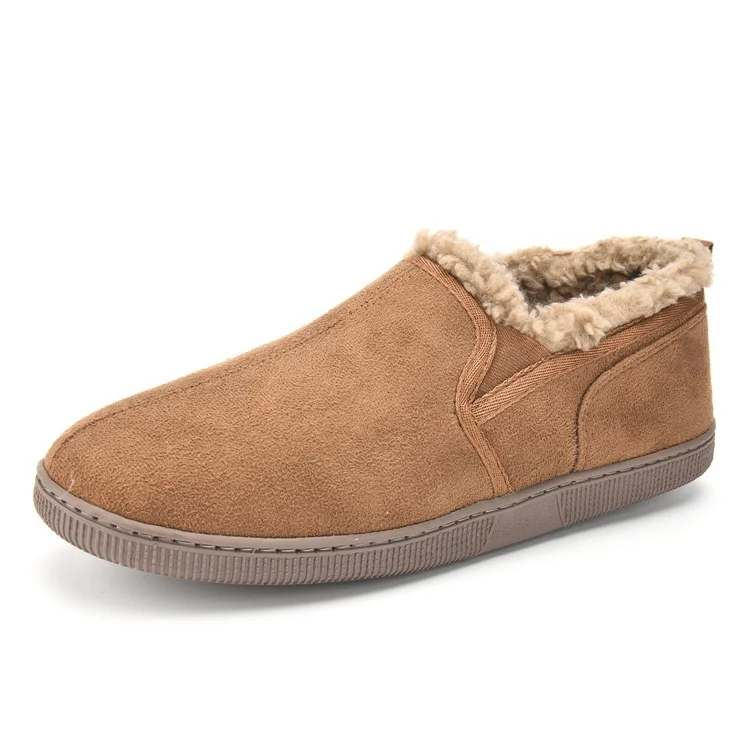 Hot Sell Winter  Microsuede Moccasins House Shoes Mens  Indoor Outdoor Slippers