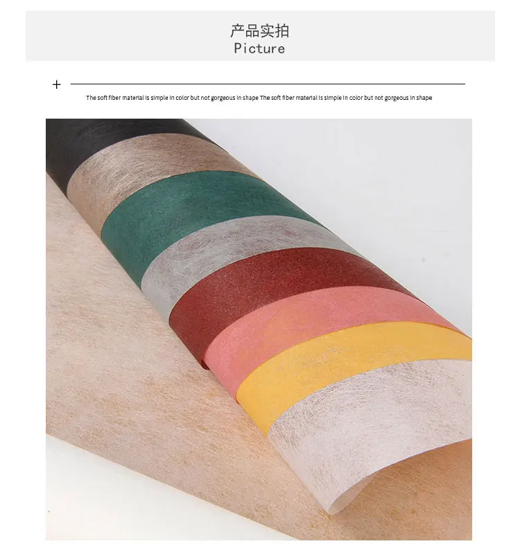 
60cmX10Y Plastic Wrapping Paper RollIing Pure Color Flower Waterproof Korean Wrapping Paper 