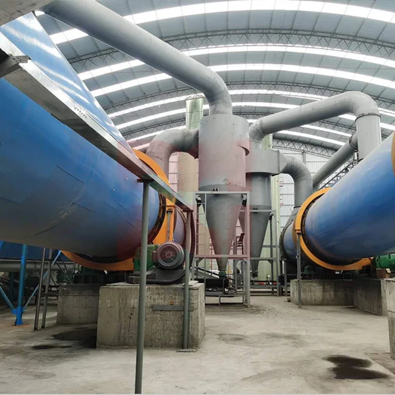 Weifeng Automatic Control Agricultural Waste Pig Cattle Sheep Manure Rotary Dryer Organic Fertilizer Drying Production Line