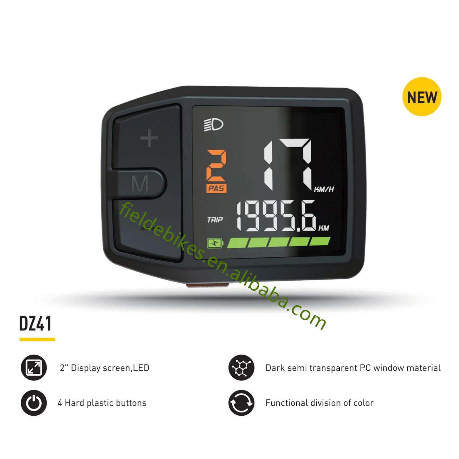 -Bike MID Motor Display LCD DZ41 Mini Color Screen Instrument For BAFANG BBS02B BBS01B BBSHD M620 M500 M510 M600 Mid Motor