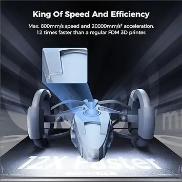 K1 MAX High Speed 3D Printer Print Speed Auto Leveling Enclosed Large Industrial 3D Printer 600mm/s Print Volume 300*300*300mm