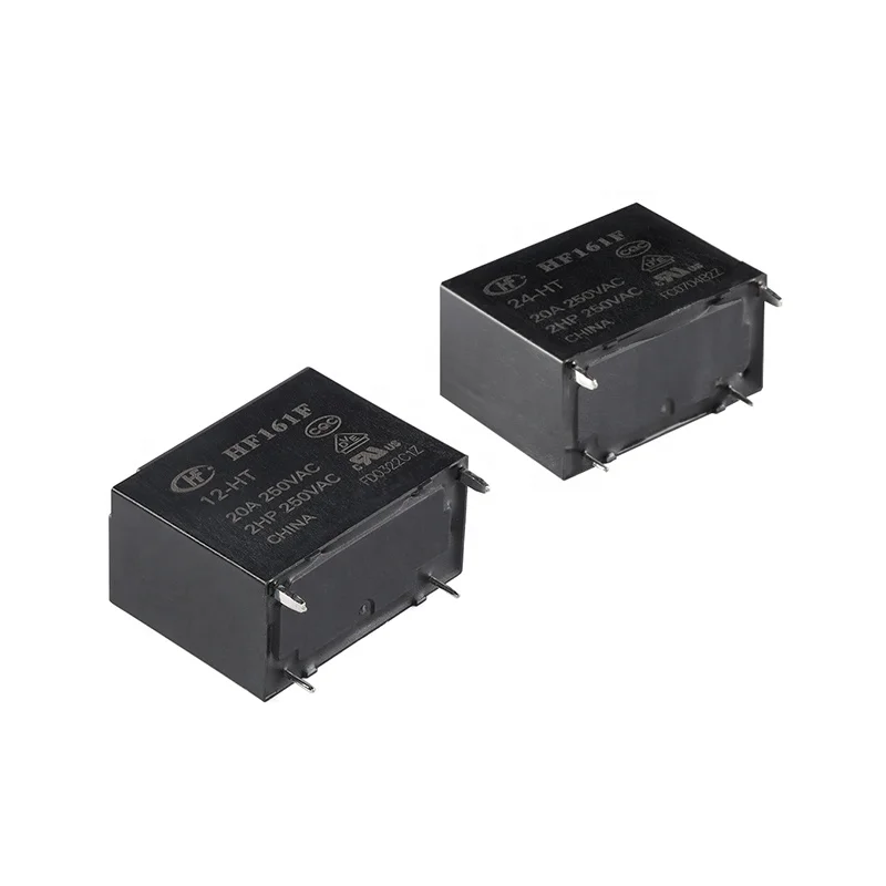Реле высокой мощности HF161F/12-HT 24-HT HF161F-12-HT HF161F-24-HT 12VDC 24VDC DC 12V 24V 20A 4Pin Relais