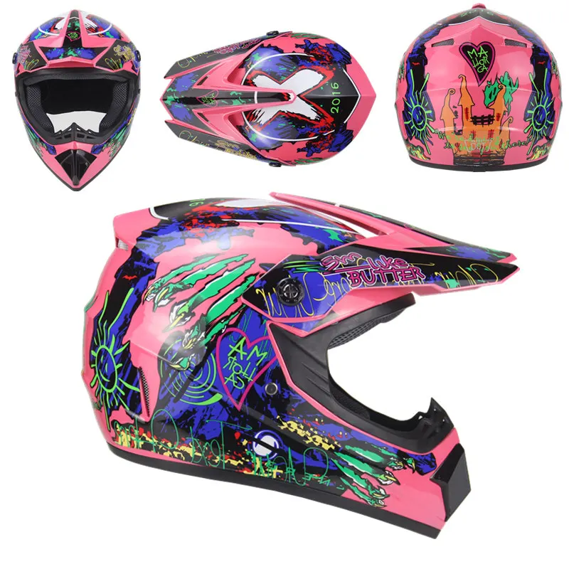 Dual Mirror Custom Funny Motorcycle Helmets Full Face Helmet Flip Up Vantage Helmet
