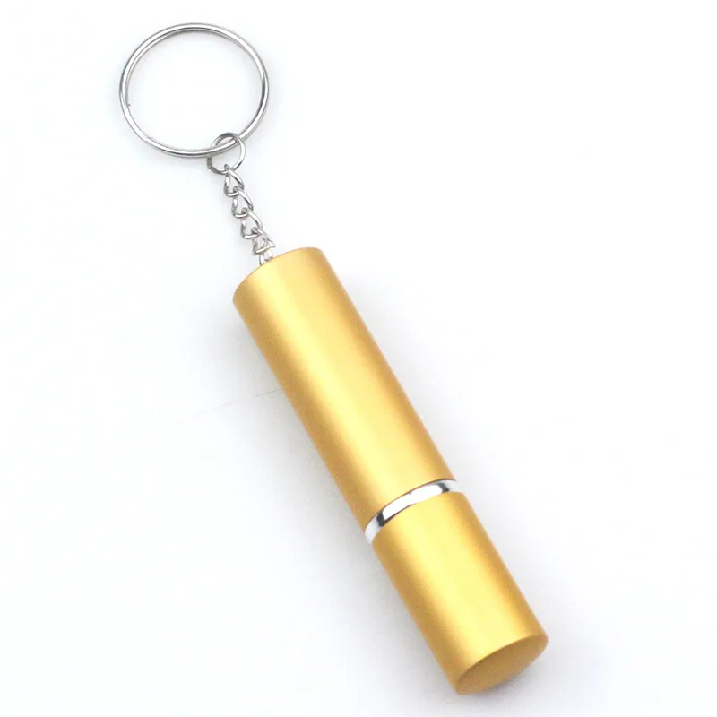 wholesale 10ML Refillable Perfume Spray Keychain perfume Bottle Key chains Portable Outdoor Travel keyring mini Perfume Keychain