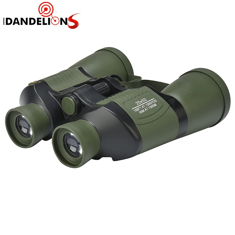 
New Arrivals 20X50 Military Hunting Fashion Binocular Telescope Army Green Durable 20x50 Binoculars Telescopes 
