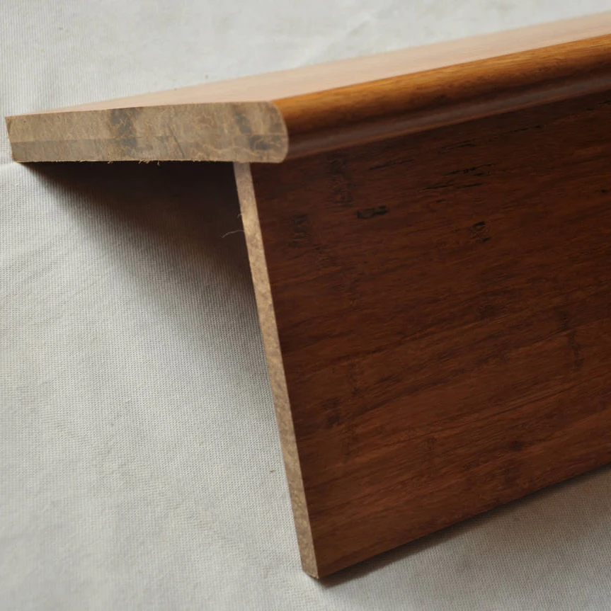 solid hard wood bamboo stair treads noses stair risers bamboo tread