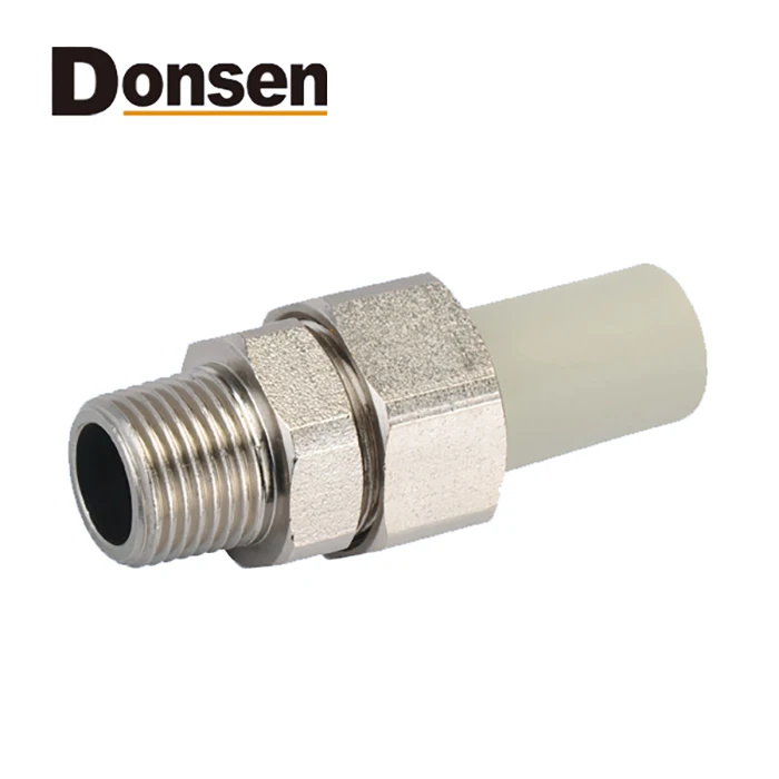 high-end purple ppr fittings male threaded union