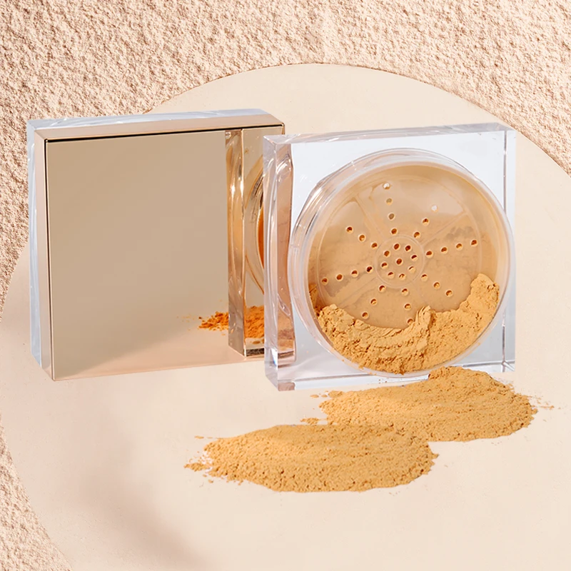 Make Your Own Brand High Quality Cosmetics custom own Label Face Makeup Translucent  Private Label loose Setting Loose Powder