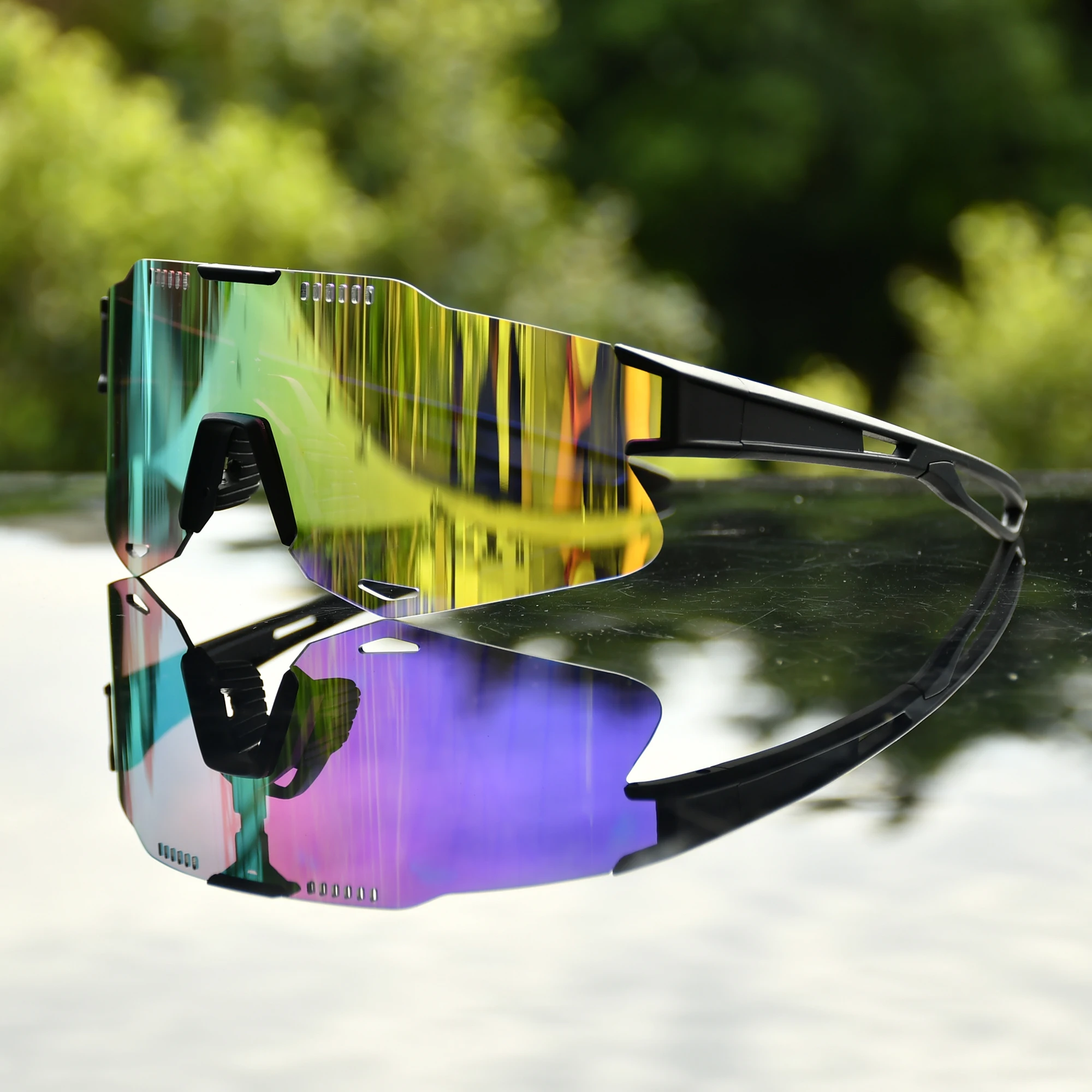 Factory Wholesale Fashion Bike Bicycle Mtb Eyewear Cycling Sunglasses Sport Glass for Woman