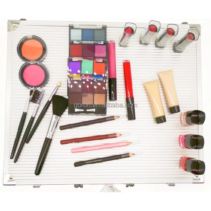 Professional makeup with make up cosmetic case professional long-lasting waterproof make-up set tool box easy to travel