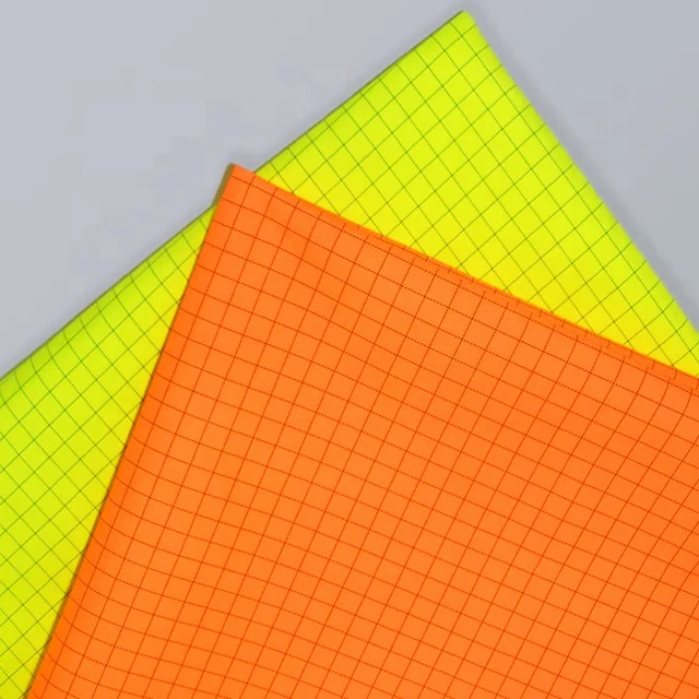 Factory Price  Fr Proof En 20471 Modacrylic Cotton Fire Resistant Anti Static Fluorescent Fabric