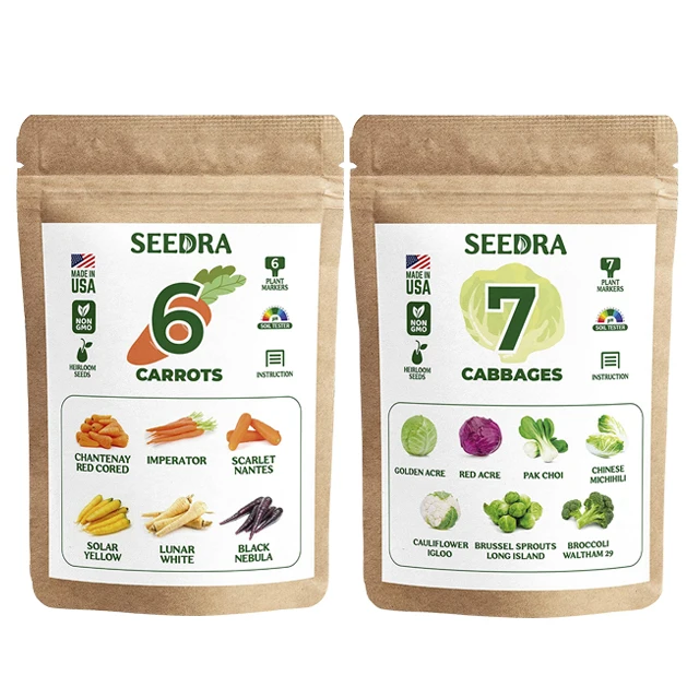 Low MOQ Food Grade Reusable Bags Stand Up Zip lock Kraft Paper Pouch For Coffee Tea Powder Seeds Ect Packaging