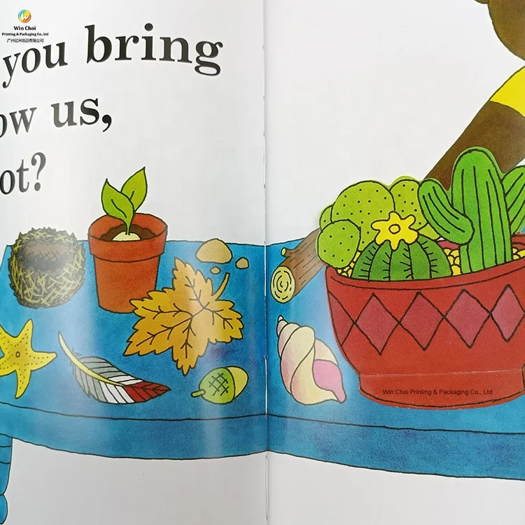 RTS softcover opp lamination 3d pop up English book printing for children 5 to 7