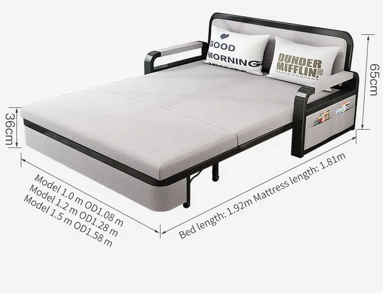 Multifunctional Folding Sofa Bed with Storage Sofa Come Bed with Price