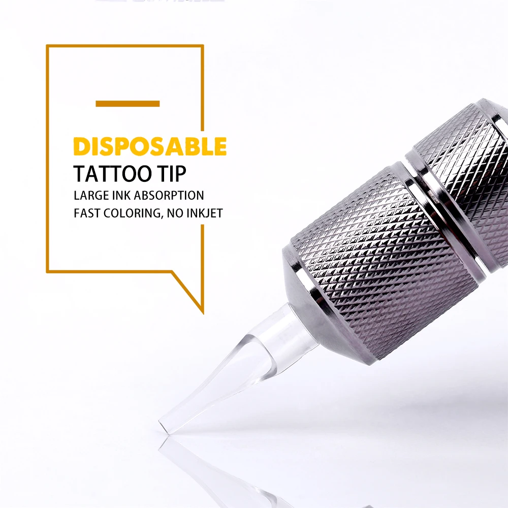 Blackbird Disposable Tattoo Tips Tubes Transparent Clear Tattoo Tips RT DT MFT FT Professional Permanent Body Art