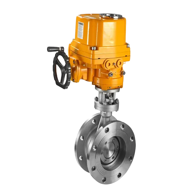 Eccentric Flange Double Eccentric Butterfly Valve Gas Pressure  Reducing Valve For Water With Pneumatic Electric Actuator Valves