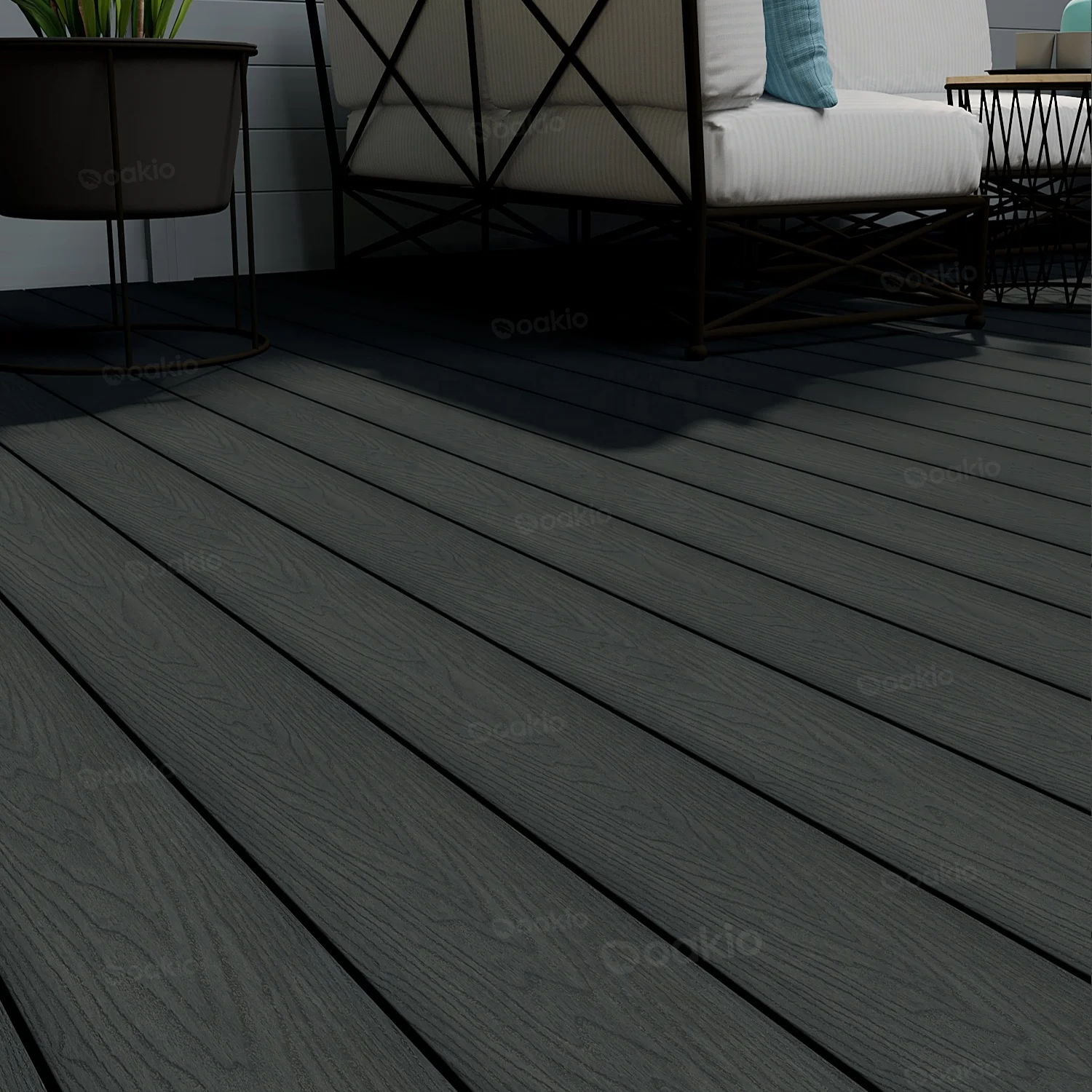 Modern Wpc Board Wood Plastic Composite Outdoor Decking Timber Flooring