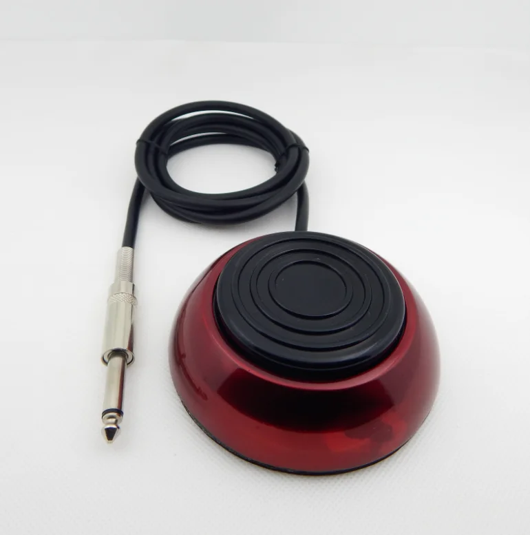 wholesale round tattoo foot pedal Stainless steel tattoo footswitch trendy tattoo supply