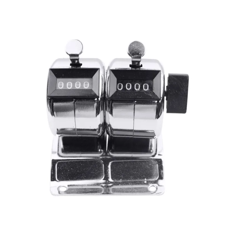 THD-6-единица из нержавеющей стали Tally Mechanical Counter металлический ручной кликер 4-значный соединенный