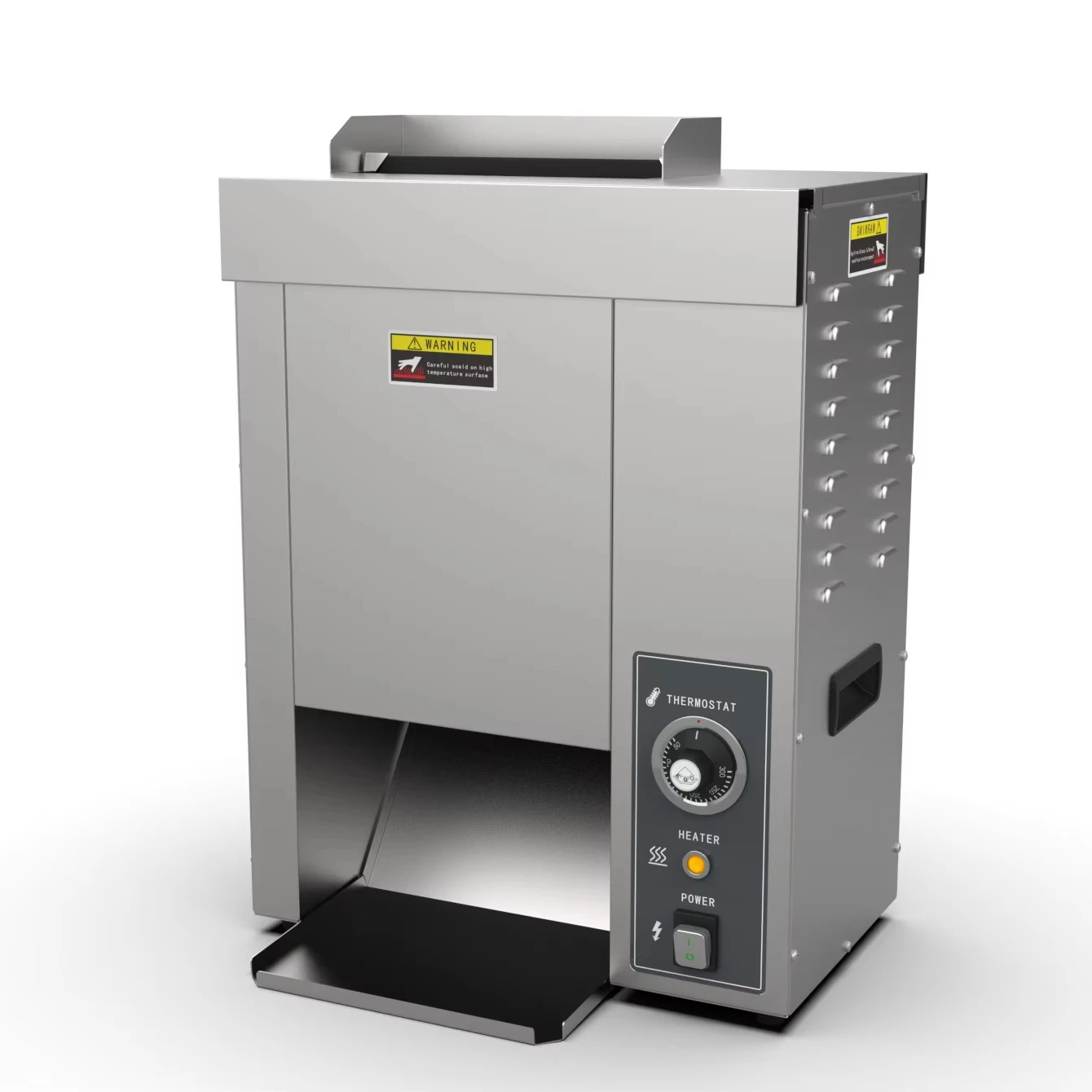 Hamburger Bread Baking Machine For Fast Food Store Breakfast Shop With Electric Control Vertical Toaster Hamburger Bun