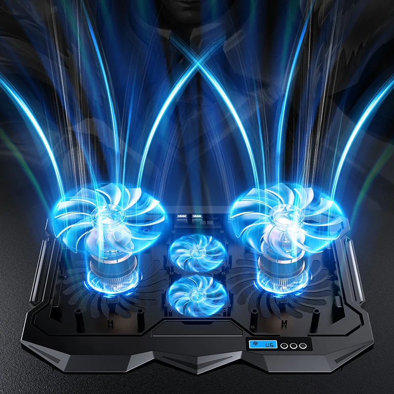 Cooling Pad Amazing Design Suits Female Laptop Fan Cooler Laptop Stand Adjustable Notebook Cooler for Gaming Factory Price Stock