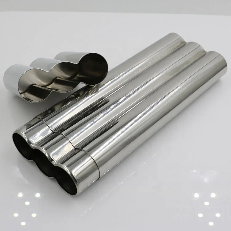 304 Stainless Steel Cigar Tubes Accessories Portable Humidor Can Hold Three Cigars Waterproof Protect Cigar from Being Crushed